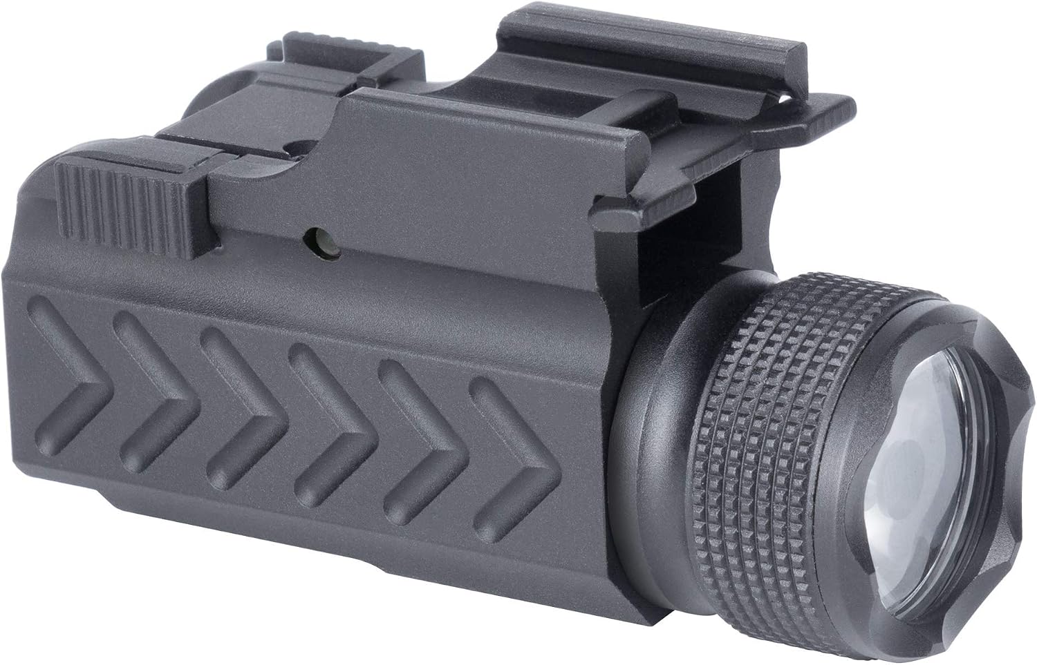 Monstrum Tactical F1000 Compact 150 Lumens Flashlight with Quick Detach Picatinny Rail Mount | for Pistols/Rifles/Shotguns