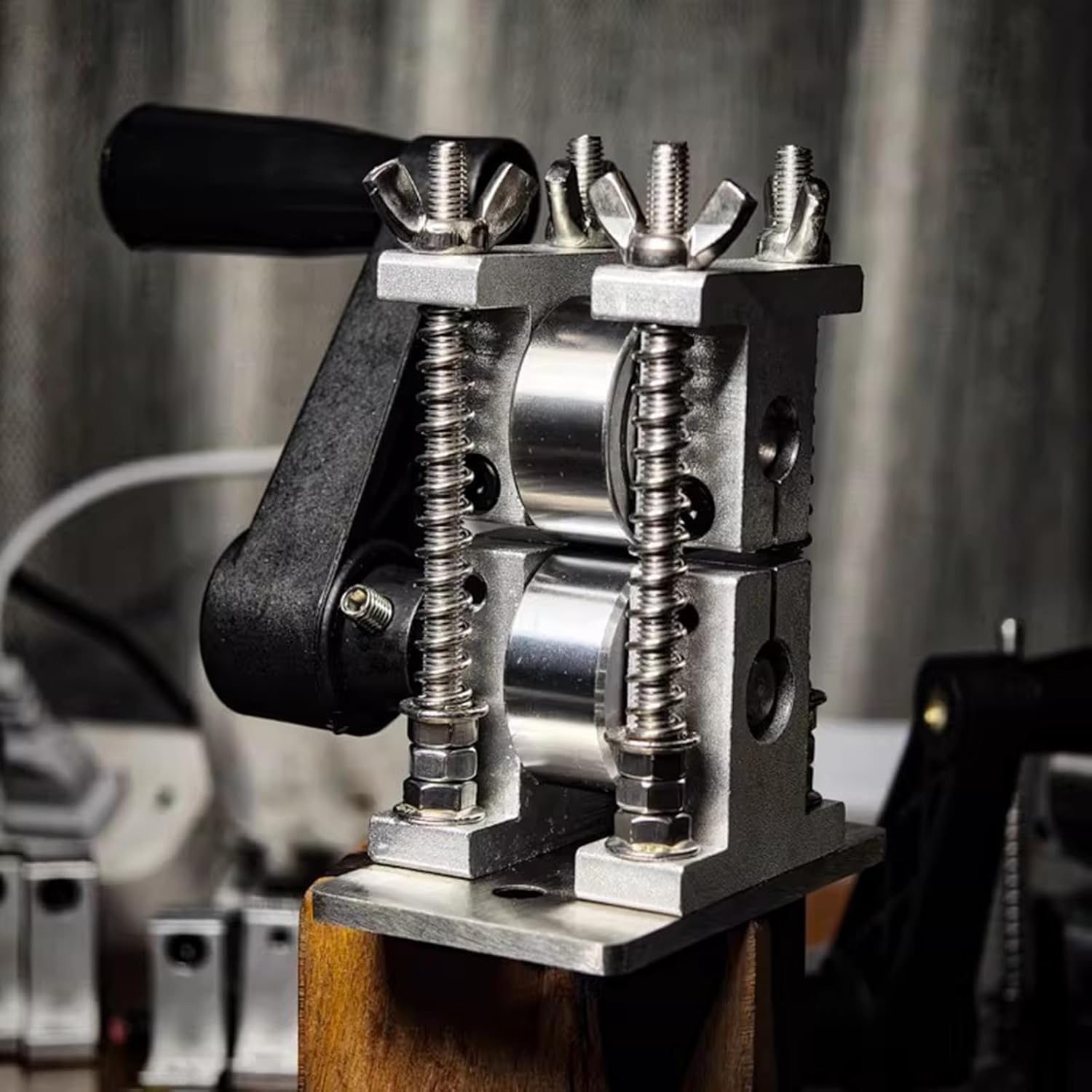 Verstellbare Manuelle Schmuckpresse Für DIY-einlegearbeiten, Ideal Für Die Metallverarbeitung Mit Silber, Kupfer, Messing Und Gold, Zum Handgefertigten Pressen Für Die Schmuckherstellung