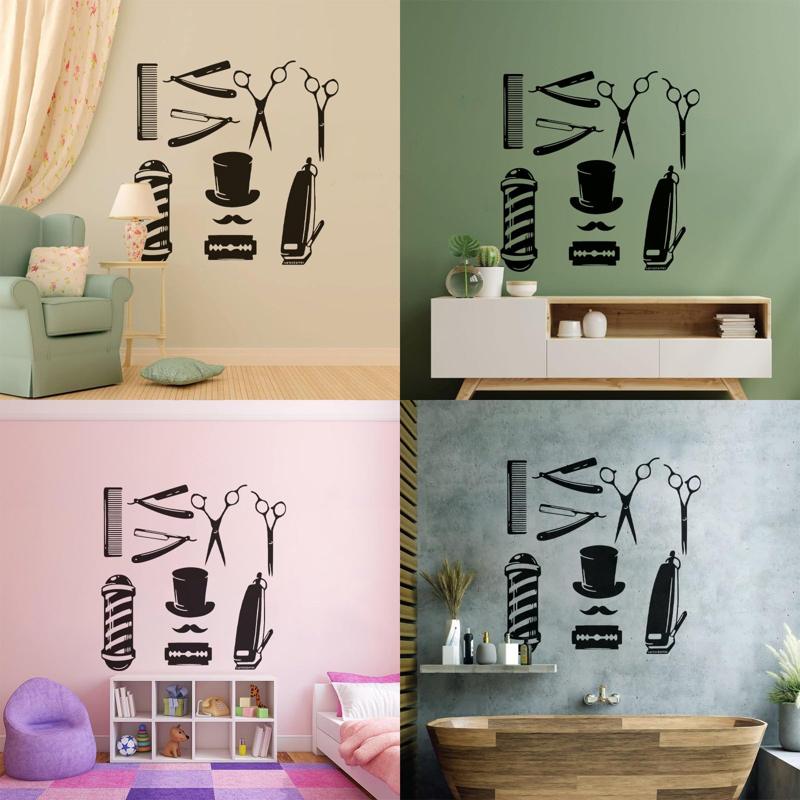 Room Decoration Kids Teens Room Sports wall Decor Decal Lacrosse Players Personalised Name Number Vinyl DIY Wall Sticker Small - Image 3