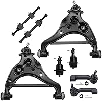 Vista 1685 de Detroit Axle - Kit de suspensión frontal de 8 piezas para Dodge Journey 2009-2015, 2 brazos de control inferiores, 2 rótulas, 2 varillas
