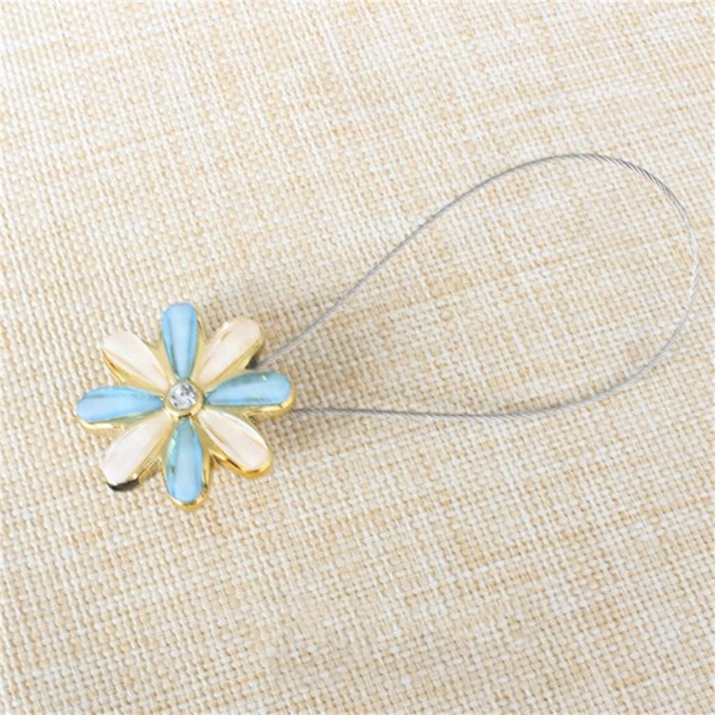 FMURY Magnet Curtain Yarn Buckle Buckle Bundle Shower Curtain Strap Tie Rope Free Punch Rope(Black)