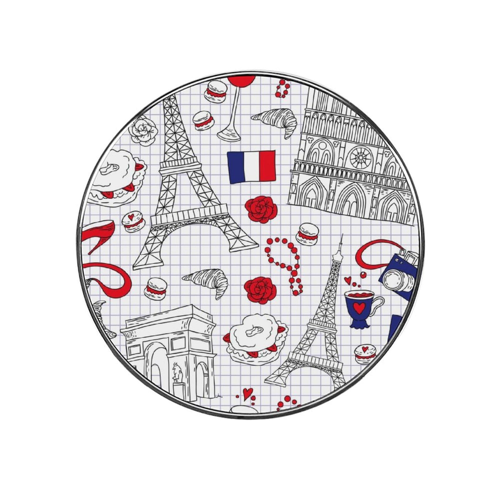Eiffel Tower Alloy Fridge Magnet For Office Cabinet Refrigerator Whiteboard Photo
