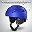 Odoland Ski Helmet and Goggles Set for Adults & Youth, Snowboard Helmet with Goggles - Shockproof Winter Sports Helmet with Protective Shell for Men, Women & Teens, Klein Blue,S