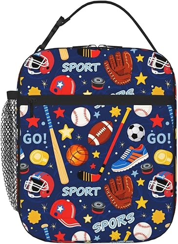 Miniatura 32 de Lonchera verde de los años 80 y 90 con aislamiento retro neón para mujeres y hombres, lonchera reutilizable a prueba de fugas con compartimento 80s