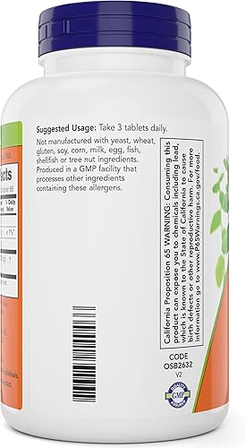 Miniatura 4 de Now Chlorella Tablets, 1000 mg, 200 tabletas - Microalgas de primera calidad sin OMG - Suplemento superalimenticio verde