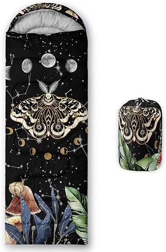 CVHOUSE Saco de dormir para camping, 3 estaciones, clima cálido y fresco, ligero, saco de dormir impermeable para adultos y niños, viajes y al aire