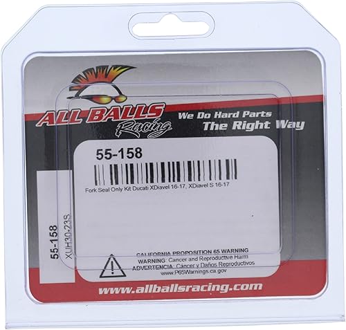 Miniatura 4 de All Balls Racing 55-158 Kit de sellos de horquilla compatible conrepuesto para Ducati Diavel 1260 2019-2020, XDiavel 1198 2016, XDiavel 1198 S 2016
