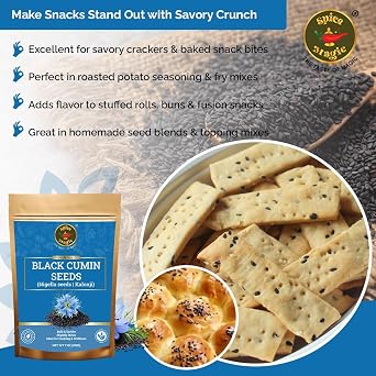 Spice Magic Nigella Seeds, Black Cumin Kalonji, Naan, Pickle & Curry, 7 oz