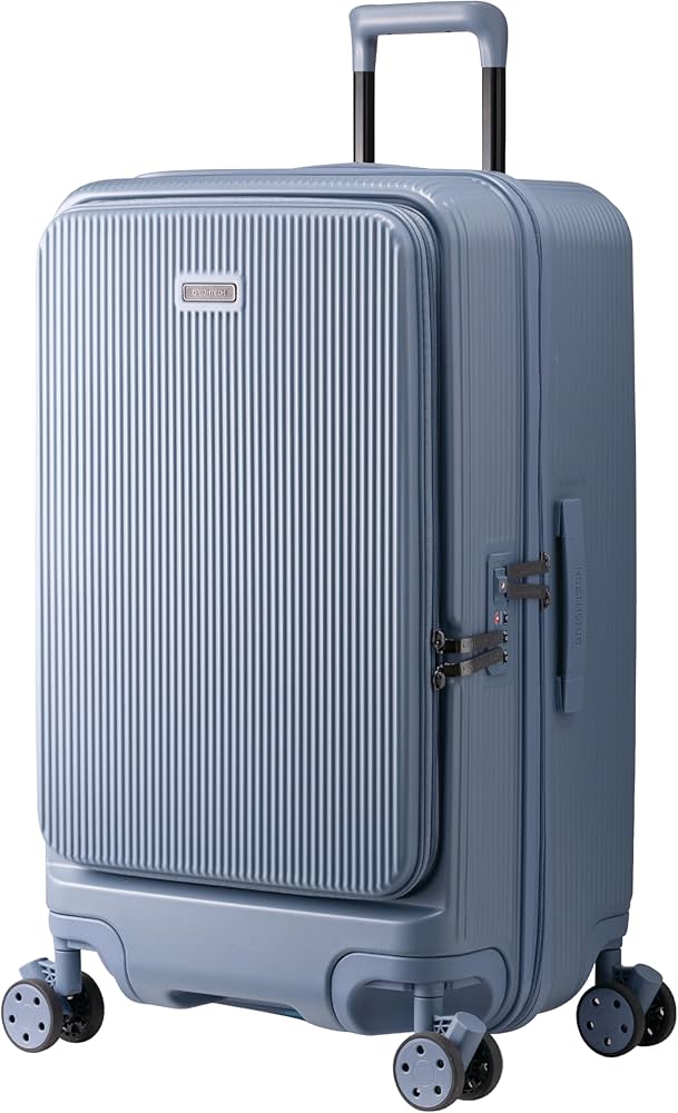 【未使用/ストッパー付】BRIGHTECHスーツケース Lサイズ 79L ブルー Amazon.co.jp: [ブライテック] BRIGHTECH スーツケース キャリーバッグ