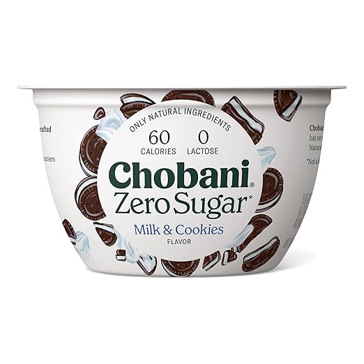Chobani Zero Sugar Milk & Cookies Grocery & Gourmet Food