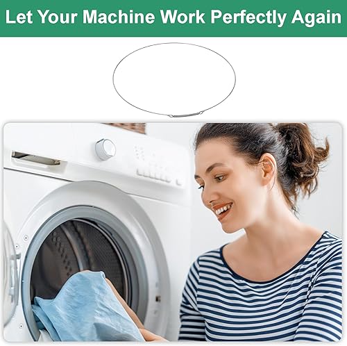 Miniatura 8 de 134527100 Abrazadera de arranque para lavadora de carga frontal Frigidaire Electrolux Anillo de retención 134365400, abrazadera de sello de puerta