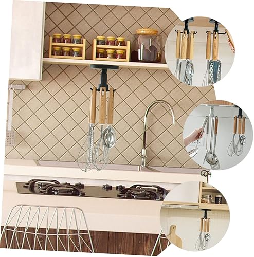 Miniatura 8 de Ganchos giratorios de cocina, ganchos giratorios para gabinete de cocina, ganchos de almacenamiento, ganchos de almacenamiento para utensilios de