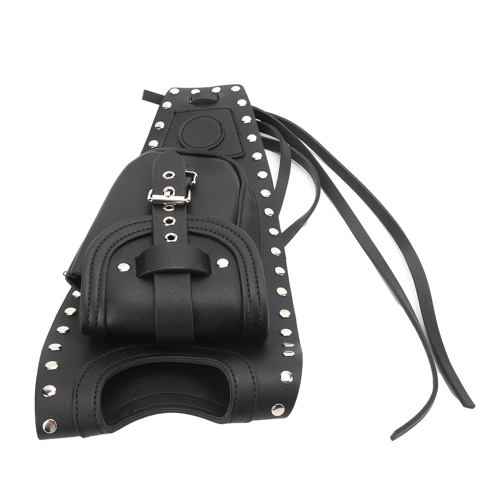 Borsa per Serbatoio Carburante per Moto Copertura per Serbatoio per Gas Copertura per Borsa in Pelle Artificiale Nera con Custodia Adatta per XLX1000 XL1200X XLH883,Borsa da serbatoio per olio
