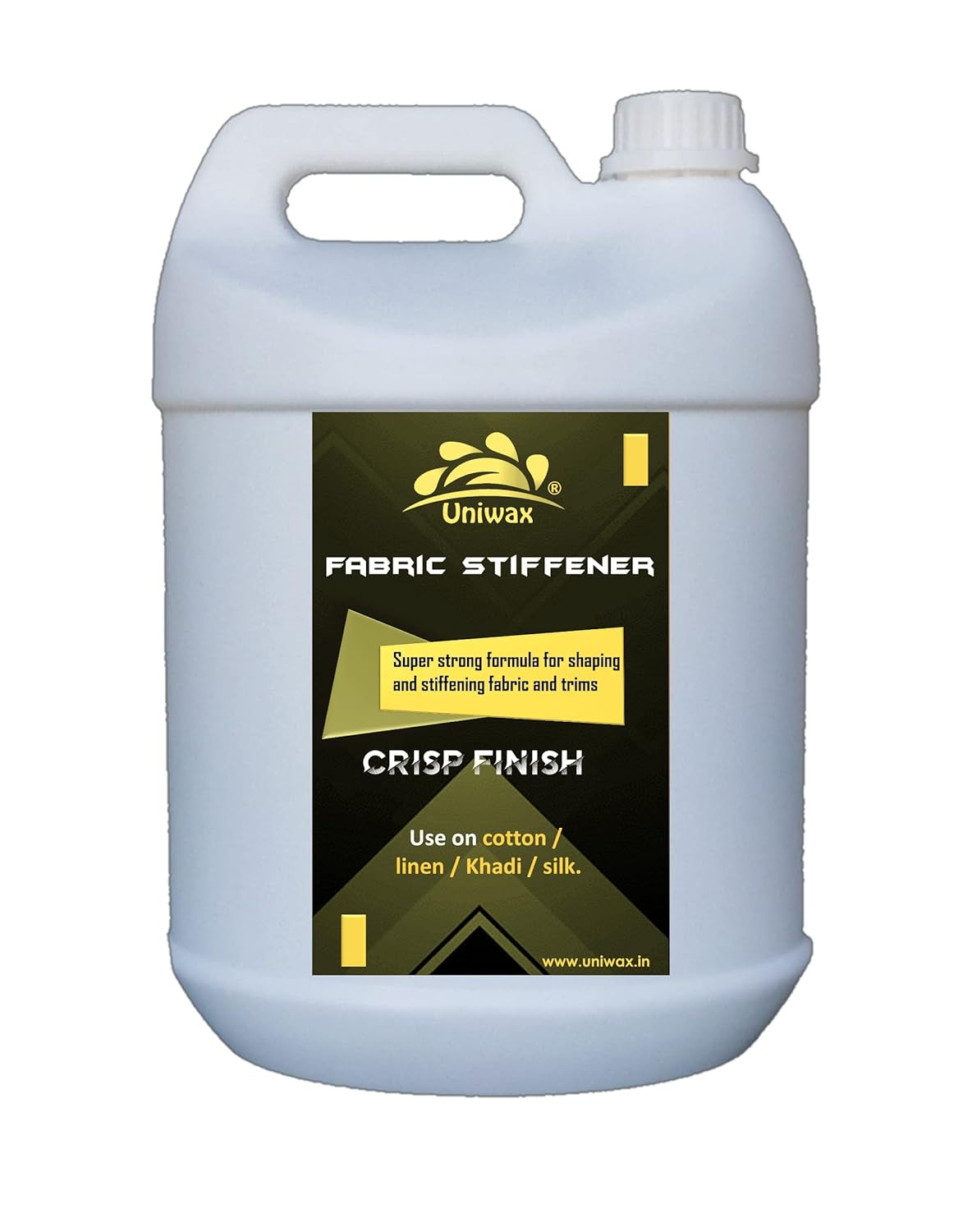 Uniwax Fabric Stiffener, Liquid Starch/Fabric Hardener 5 Litre Amazon