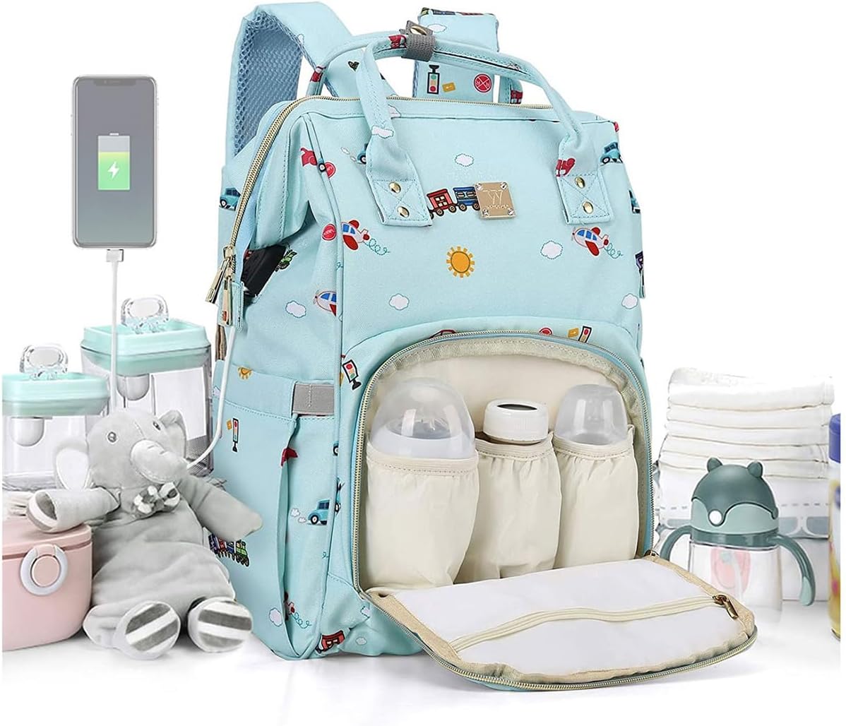 Diaper Bags Backpack for Mom Dad Baby Care Bag Maternity Nappy Baby Bags for Boys Gril