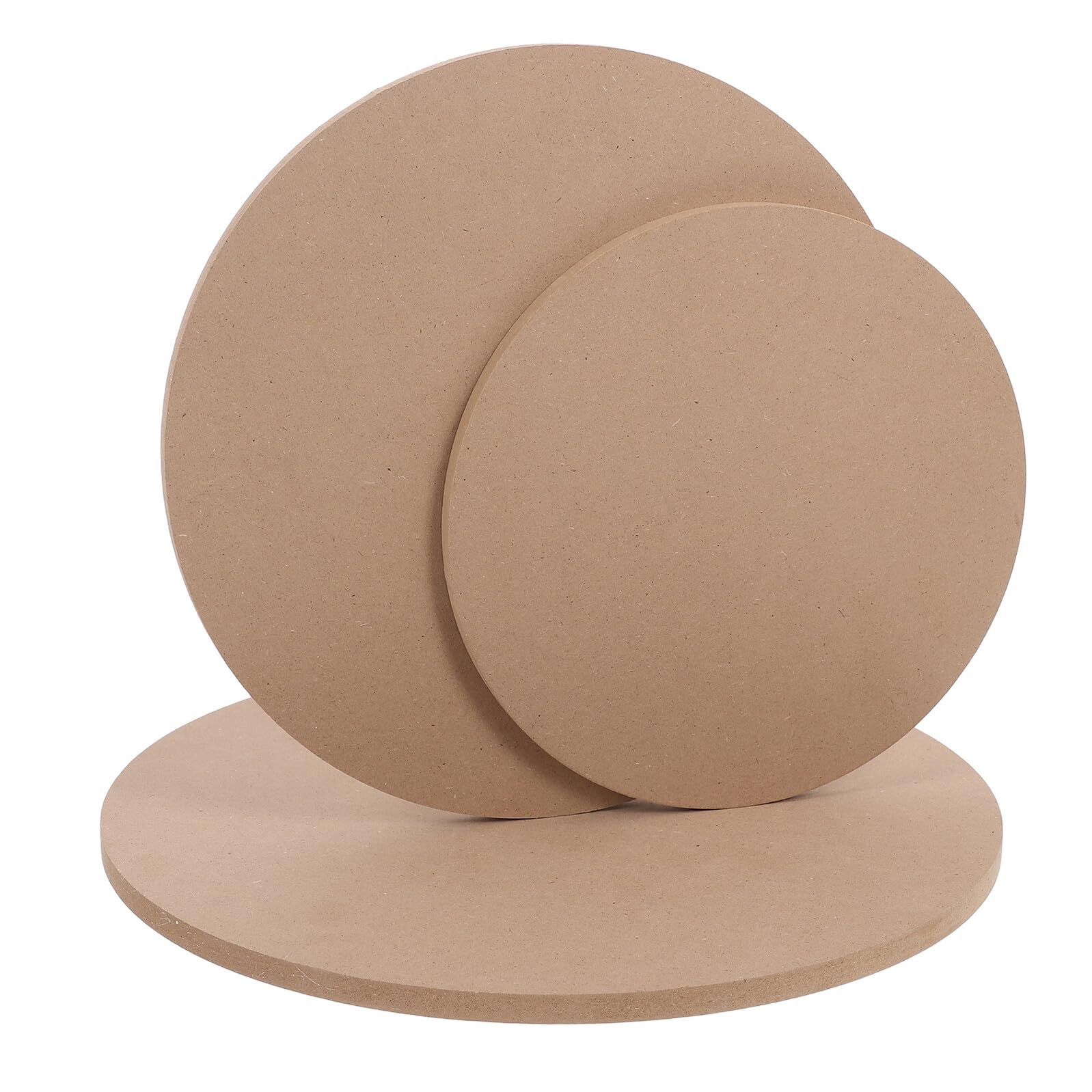 3 piezas Moldes de Apilables de Madera Comprimida para Escultura y Modelado de Arcilla Bases Redondas de Herramientas Versátiles para Proyectos de Alfarería y Manualidades