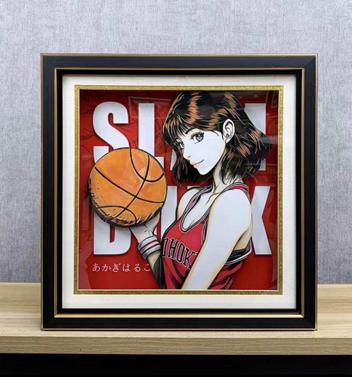 Amazon.co.jp: スラムダンク フォトスタンド 赤木晴子 絵画 3D仕様