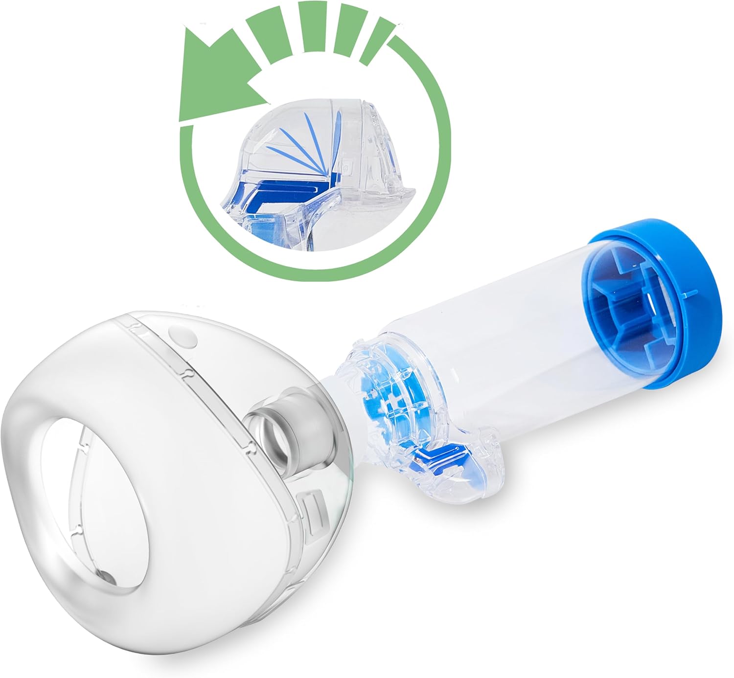 WhaleSing Pet Aerosol Chamber Inhaler Spacer for Cats and Small Dogs (with Indicator)