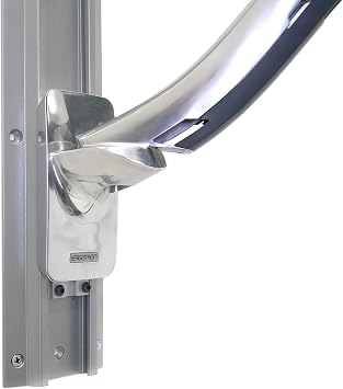 Ergotron MX Single Monitor Arm, VESA Wall Mount for Monitors Up to 42 Inches, 14 to 30 lbs Polished Aluminum