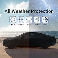 Vista 61 de iCarCover Compatible con Mazda Mazda2 Hatchback SUV 2011-2014 Funda para automóviles, forma ajustada, acolchada, cubierta exterior completa