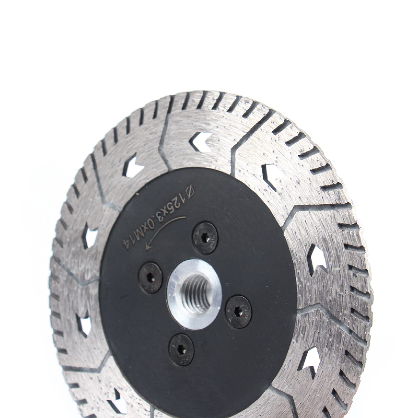 Disco de Corte de Diamante con Rosca M14 for Amoladora Angular de 75/110/125 mm, Hoja de Sierra for Granito, mármol, baldosas de hormigón, 1 Unidad(1pc M14 Thread 125mm)