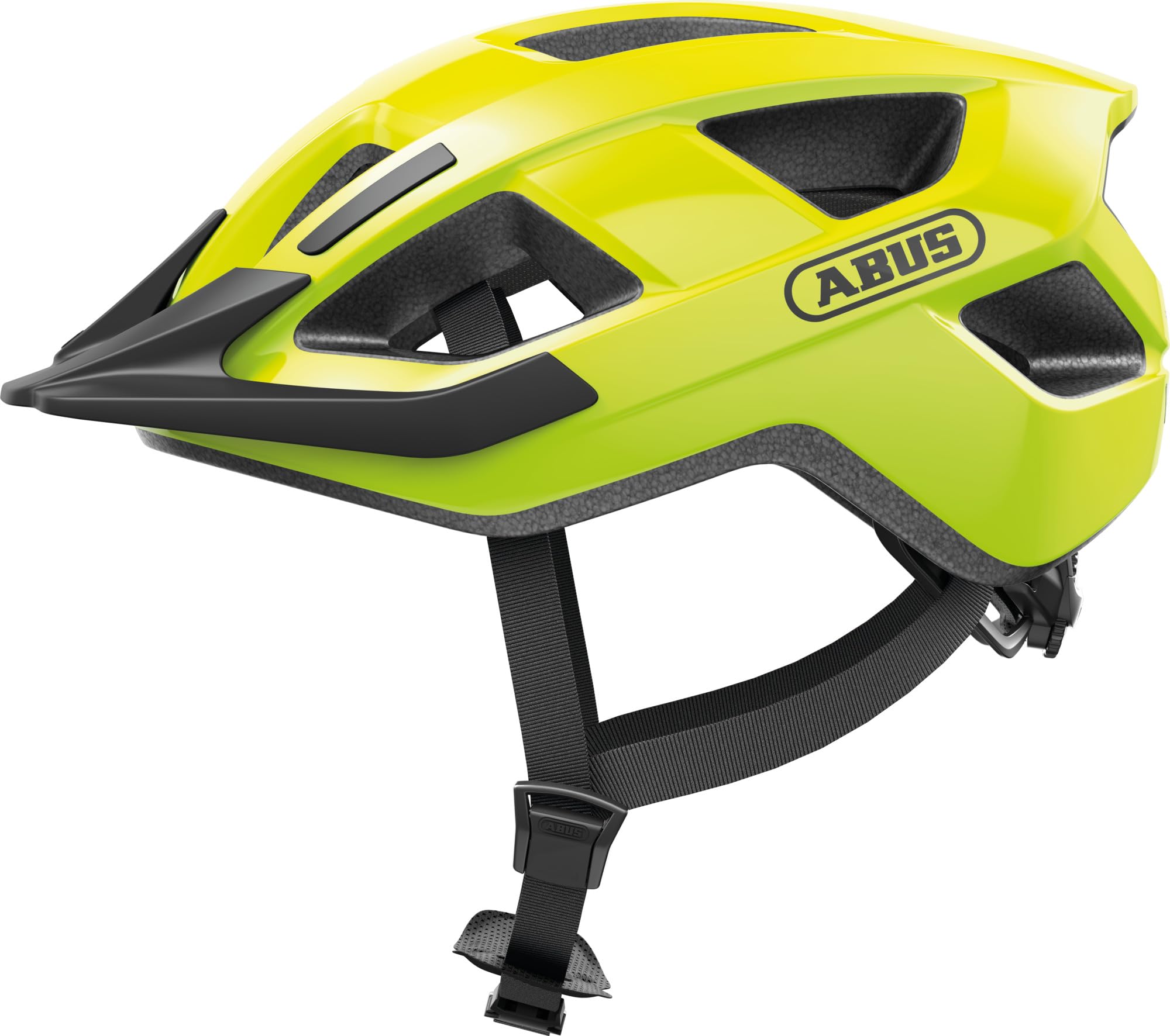 ABUS Kask rowerowy Aduro 3.0 LED, sportowy kask miejski o stylowym wzornictwie na codzienne i sportowe wycieczki, z tylnym światłem, dla kobiet i mężczyzn, rozmiar S, czarny
