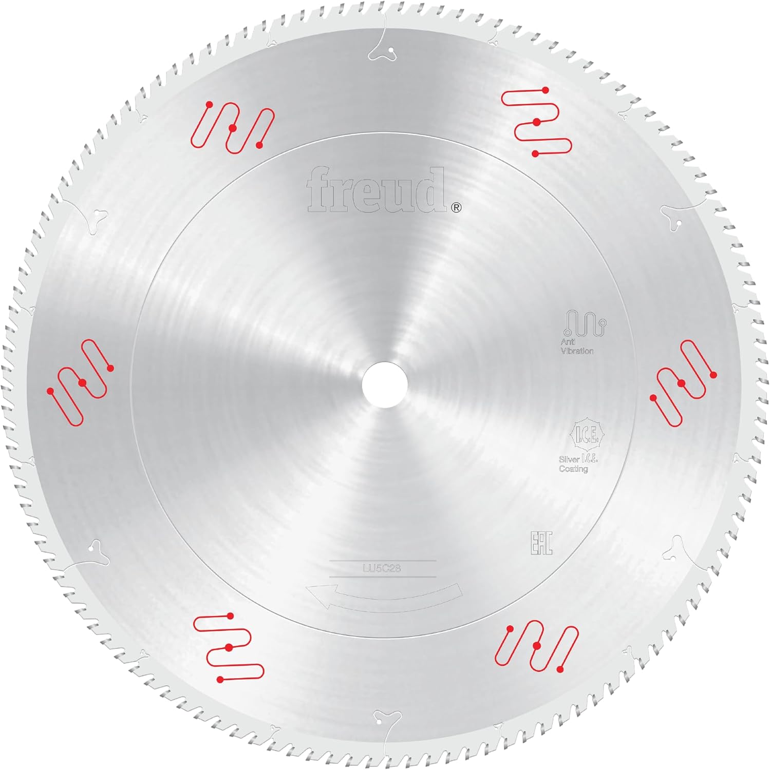 Freud LU5C28: 500mm x 120T Medium to Thick Aluminum & Non-Ferrous Blades with or without Mechanical Clamping
