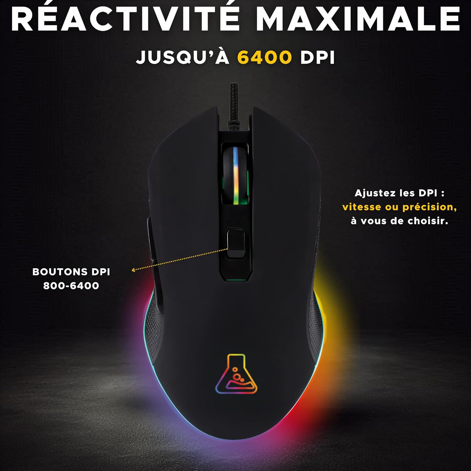 THE G-LAB Kult Helium Mouse DPI Buttons