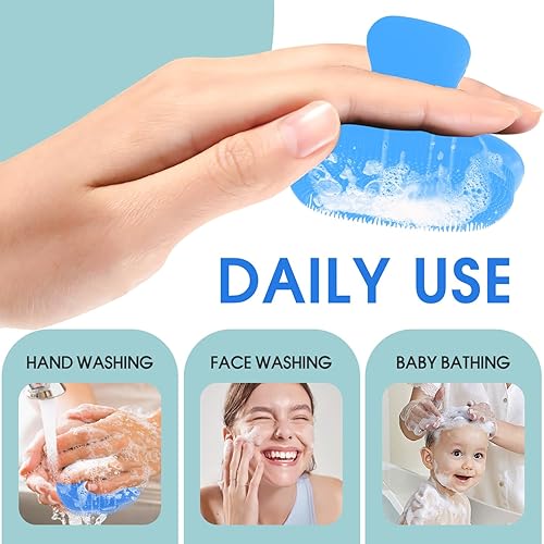 Miniatura 4 de Cepillo de limpieza facial, cepillo de limpieza facial cuadrado de la belleza del silicón, poros de limpieza profunda