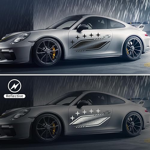 Miniatura 4 de AHIJOY Vinilo reflectante adhesivo permanente de 12 pulgadas x 5 pies, vinilo adhesivo amarillo para tazas, manualidades, letreros, álbumes de