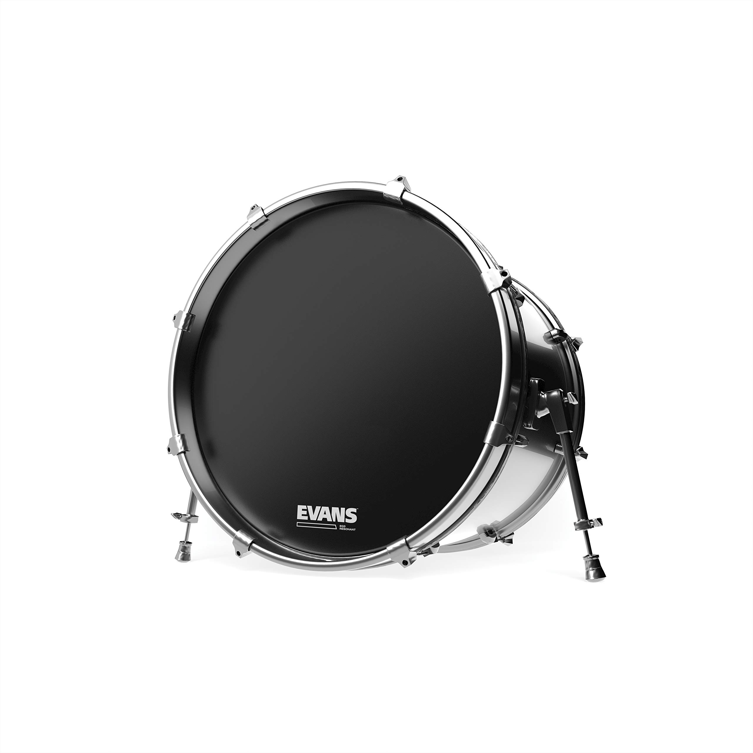 Pelle risonante Evans Resonant per grancassa, 18 ", colore nero
