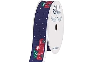 Ribbli Red Truck and Christmas Tree Craft Ribbon