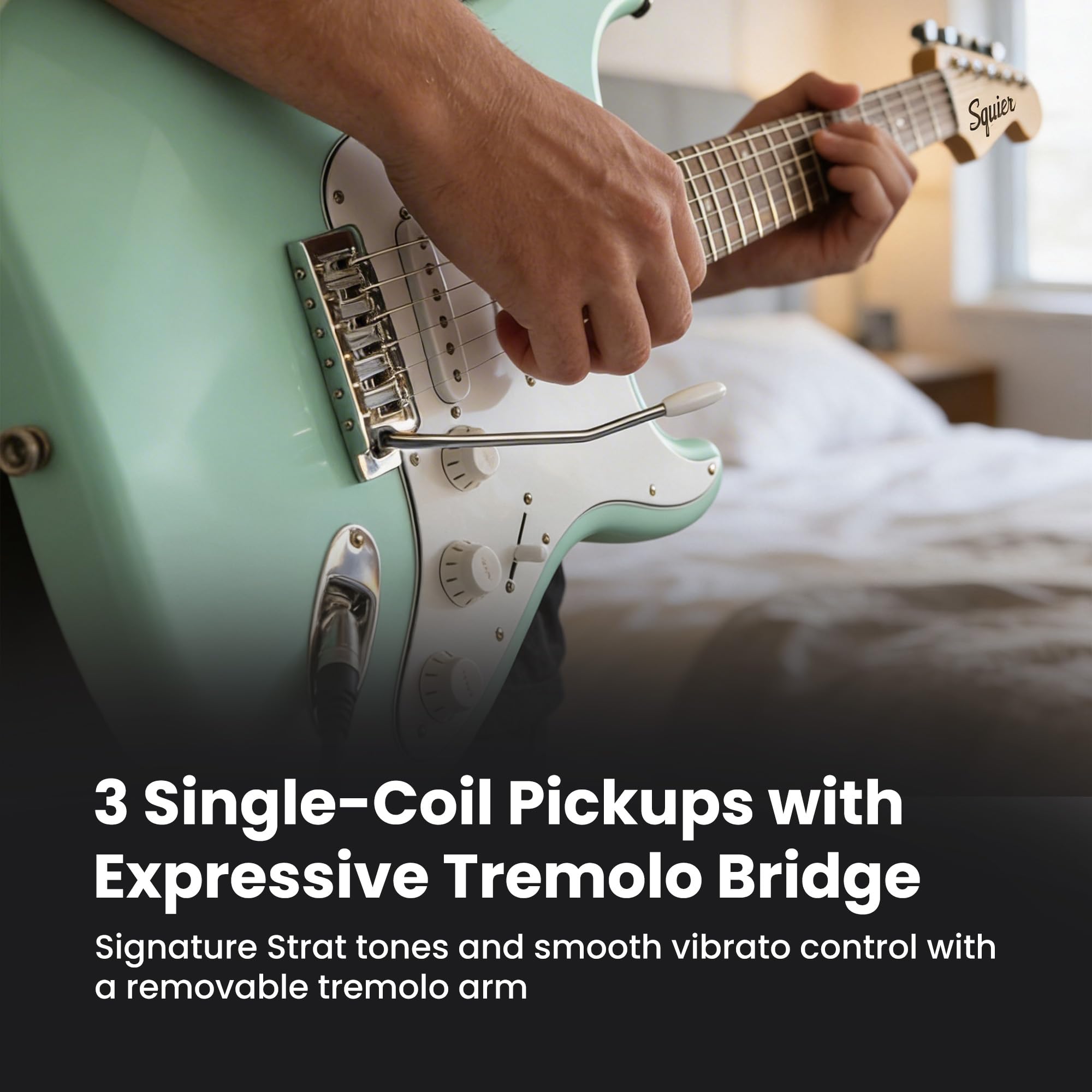 Amazon.co.jp: Fender Squier Stratocaster エレキギター - サーフ