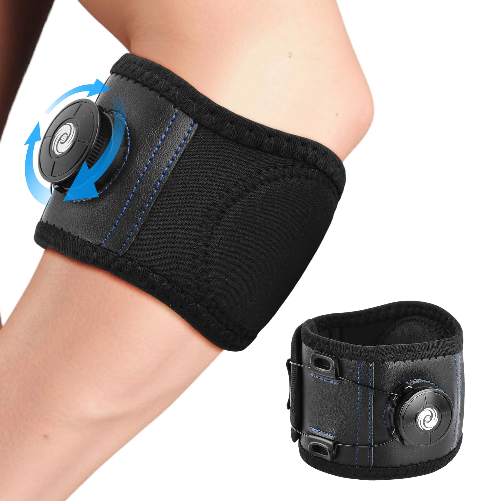 Ellenbogenbandage, Kompressionsgrad Einstellbarer, 23-29cm, Tennisarm Golferarm Bandage mit Pad, Ellenbogen Bandagen Herren Damen, Ellbogenschoner Epicondylitis Spange Sehnenentzündung Arthritis