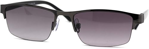 SA106 Gafas de sol de lectura progresivas focales de media montura para hombre
