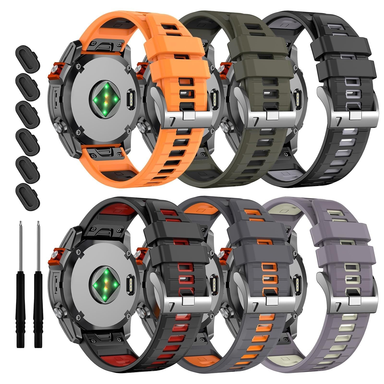 20mm kompatybilny z paskiem do zegarka 7S Pro 6S 5S Plus, miękkie silikonowe paski do smartwatcha S70 42mm