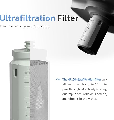 Miniatura 4 de Dispensador automático de agua Foutain con ultrafiltración para gatos, dispensador de agua inalámbrico para gatos, alimentador de agua para