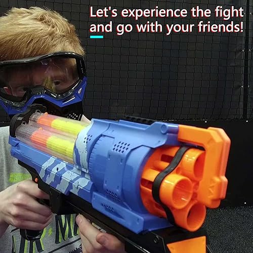 Miniatura 5 de TORMEN Cargador de carga rápida, 12 clips de dardos, cargador compatible con pistolas de juguete Nerf Rival Zeus Apollo Magazine (2 piezas, color