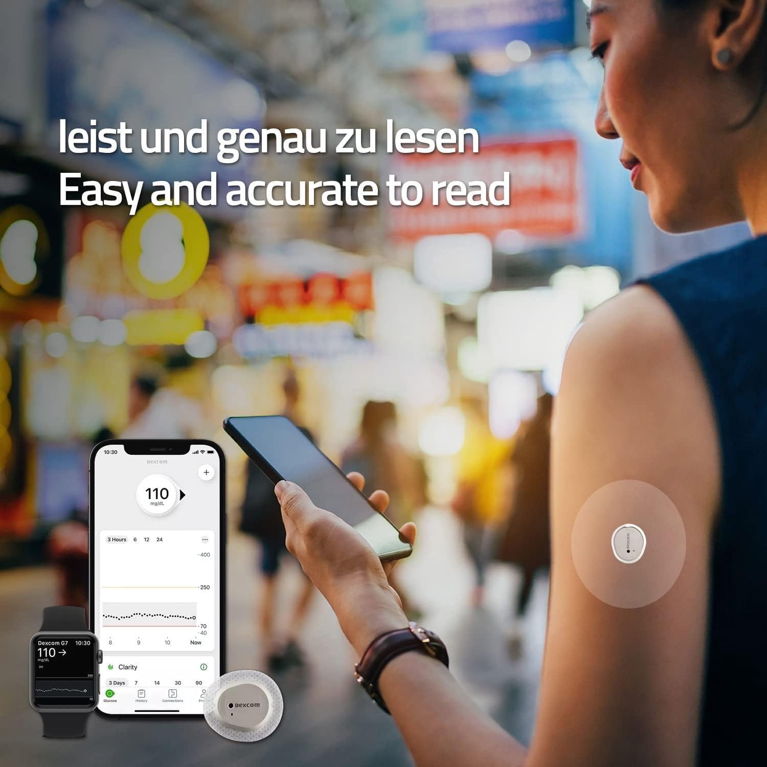 55 parches Dexcom G7, transparentes para Dexcom G7, para sensor Dexcom G7, autoadhesivo, resistente al agua y agradable para la piel, parche adhesivo de 10 días