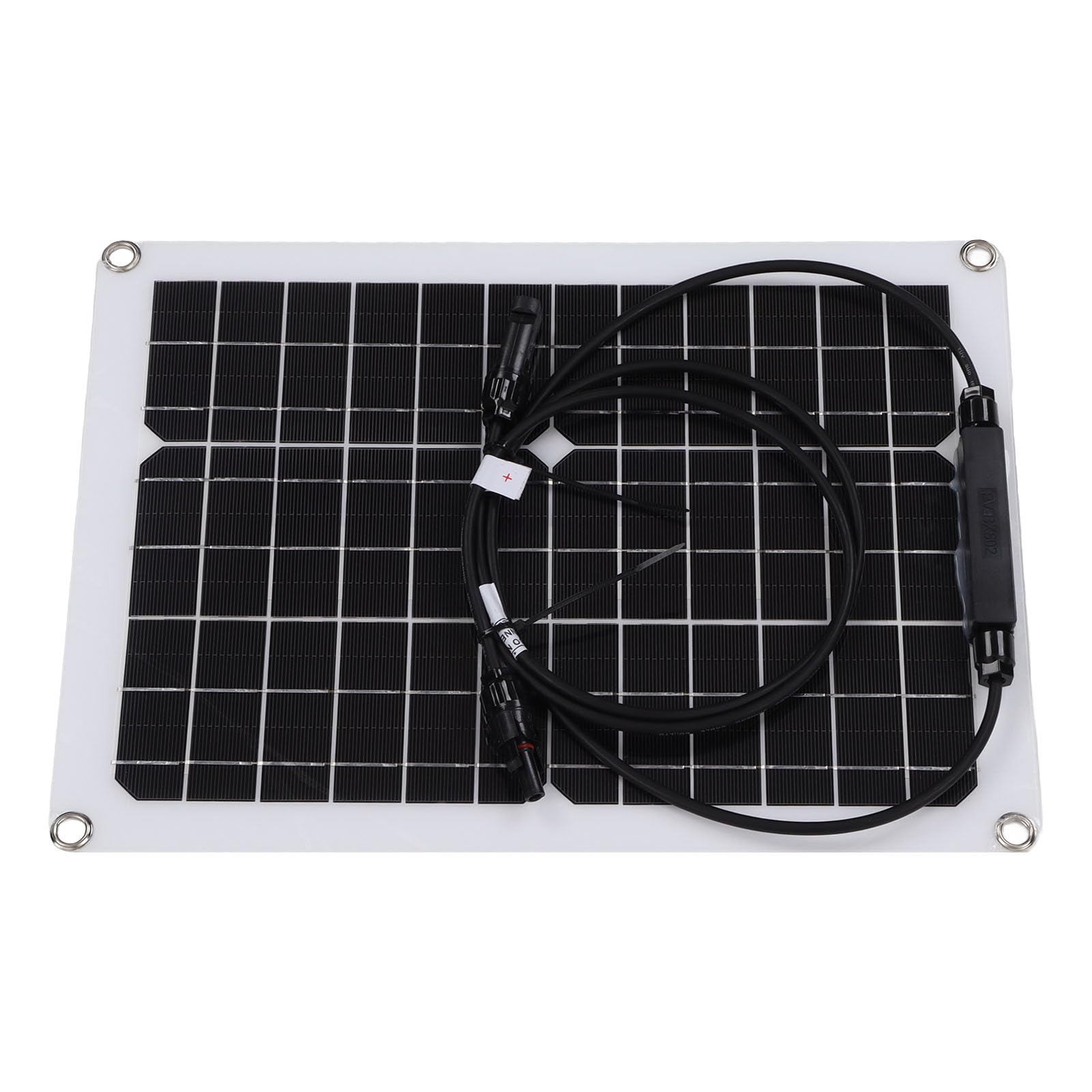 Pannello Solare Flessibile Caricabatteria Monocristallino 15W 12V | Silicio Monocristallino e PET, Si Piega a 30 Gradi, Uso Tenda per Barca , Caricabatteria Al Litio 12V, Impermeabile
