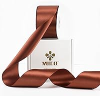 Vista 13 de MEEDEE - Cinta de satén blanca de 2 pulgadas, cinta blanca de lujo de doble cara de 25 yardas, cintas de seda para envoltorios de regalo