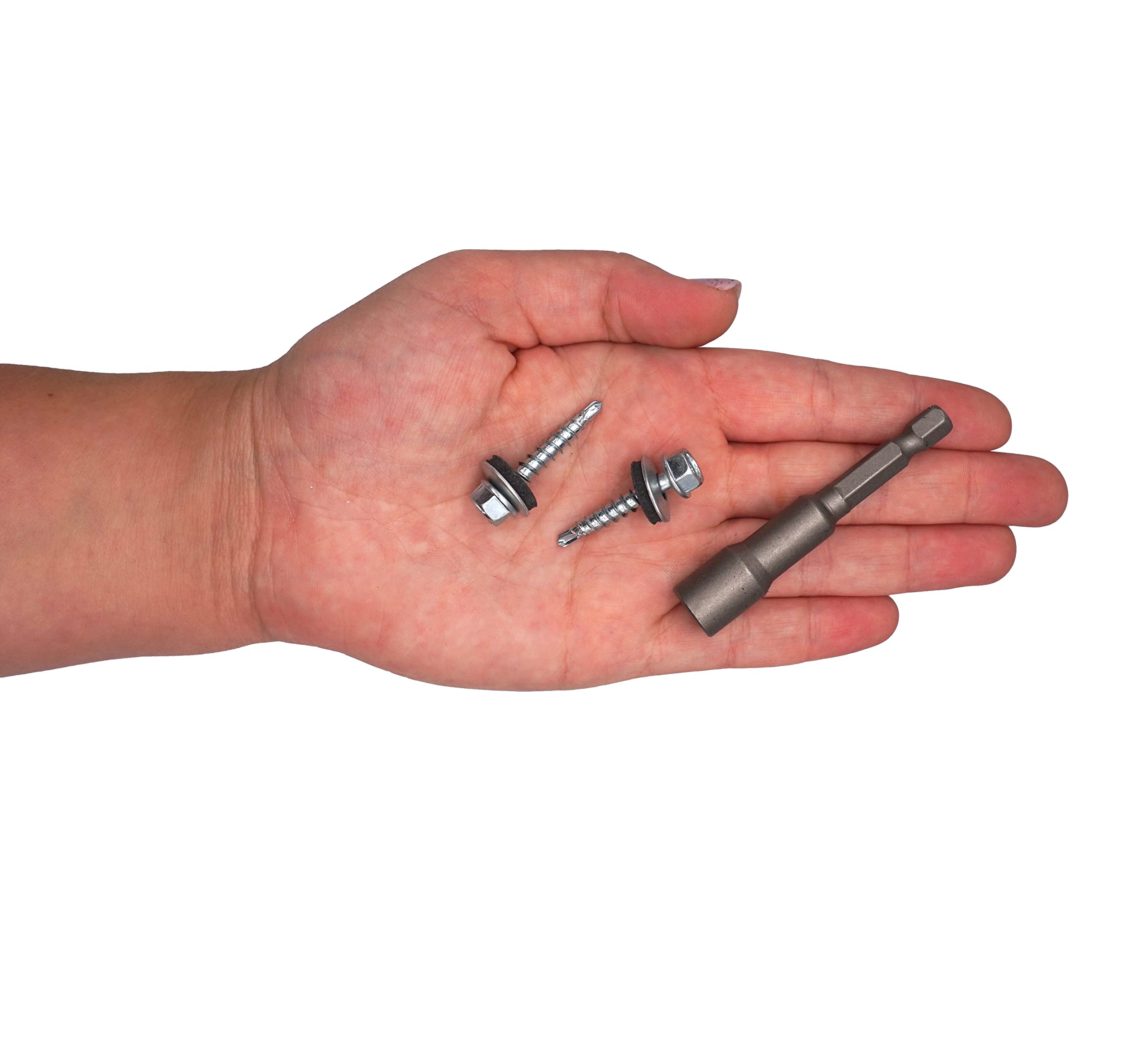 80 Viti Autofilettanti 4.8x35 Mm Con Guarnizione | Per Tetti E Lamiere - Foto 13