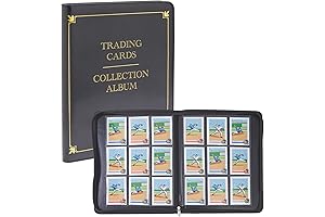 9 Pocket Trading Card Binder for Soccer Collectibles and Sports Cards