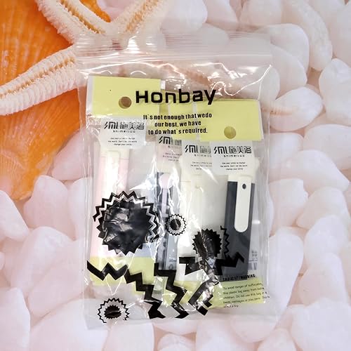 Vista 8 de Honbay 6 uds. Mini cuchillos utilitarios en forma de pata de gato, abridor de letras de garra de animal, cuchillo de arte portátil, cuchillo