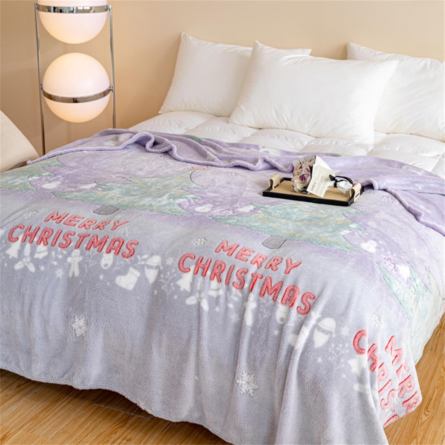 Chickwin Flannel Fleece Throw Blanket, Fluffy Blankets Large Thick Warm