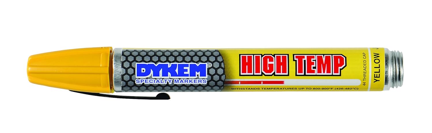 High Temp 44 Heat Resistant Paint Marker Yellow