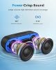 LENRUE parlantes Bluetooth, parlantes portátiles a prueba de agua con TWS, 24 h de reproducción, sonido estéreo, inalámbricos para hogar, ducha, piscina, exteriores (negro) 3
