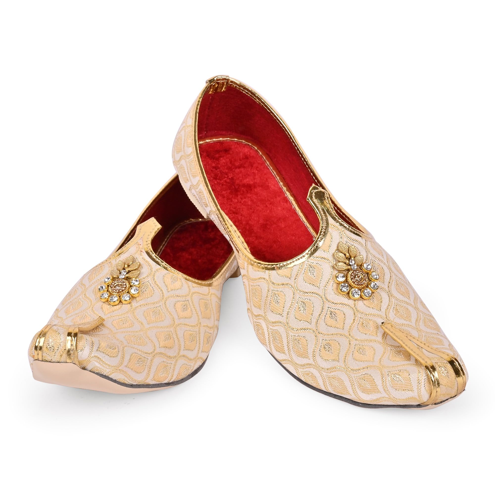 Royal Khwaab Mens Wedding Juttis/Punjabi Jutti & Sherwani Juti, Pure Traditional & Stylish Ethnic Mojaris/Wedding Shoes 100% Comfortable & Handcrafted RK-J6(B6)-7 (B0C2ZQJ4H5) Amazon Price History, Amazon Price Tracker