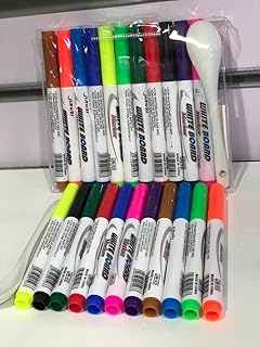 قلم تلوين مائي مع ملعقه يمكن أن ترسم رسمه على الملعقه و يتم إنزالها في الماء فتسبح الرسمه على الماء