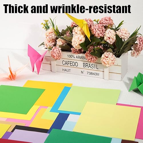 Miniatura 4 de BigOtters 30 hojas de papel de cartulina colorida, papel de construcción A4, papel de cartulina de color para hacer tarjetas, niños, manualidades,